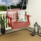 Highwood Usa Weatherly Single Seat Swing Outdoor Furniture for Patio, Backyard, Garden AD-PORW3-RED - alternate 3